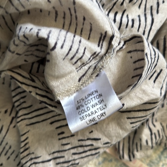 Marketplace cotton linen embroidered polkadot tunic 1W - Picture 6 of 7